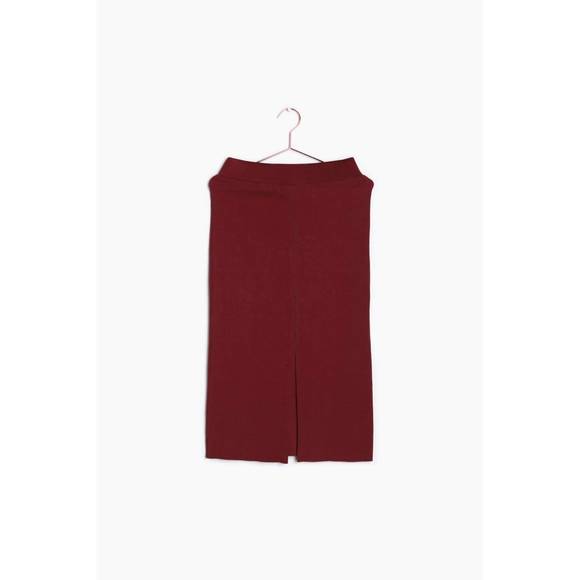 NEW MOD REF tina midi skirt in burgundy - Picture 3 of 4